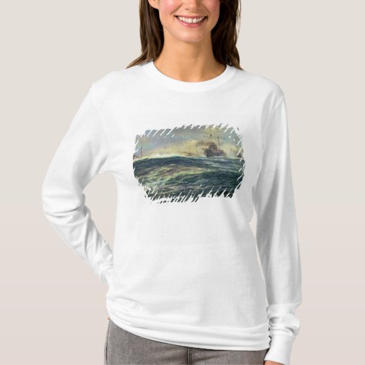 1e Battle Squadron van Dreadnoughts T-shirt (Voorkant)