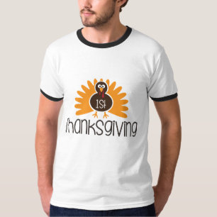 1e Bedankt geven wit Mannen T-shirt