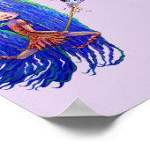 1e Bezoek Van De Tandfee Cute Big Eye Pop Poster (Hoek)