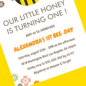 1e bijendag uitnodigingen Onze kleine honing Leuk