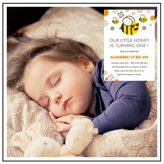 1e bijendag uitnodigingen Onze kleine honing Leuk