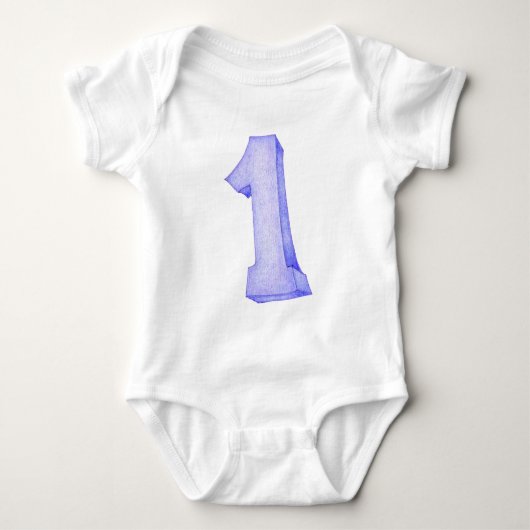 1e Birthday Baby T-shirt (Voorkant)