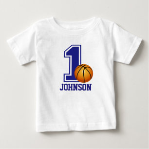 1e Birthday Boy basketbal Gepersonaliseerd