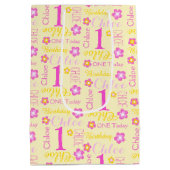 1e Birthday roze gele speciale cadeautas (Achterkant)