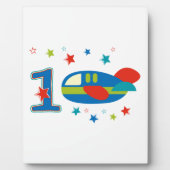 1e Birthday-vliegtuig Fotoplaat (Voorkant)