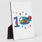 1e Birthday-vliegtuig Fotoplaat (Zijkant)
