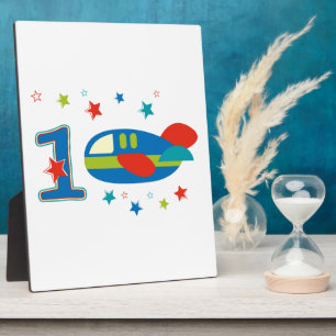 1e Birthday-vliegtuig Fotoplaat