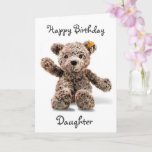 *1e BIRTHDAY WISH* DAUGHTER Kaart<br><div class="desc">VERTEL UW ***DAUGHTER*** "MET DEZE SCHATTIGE KAART" VAN NATUURLIJK (LAL) DAT U HAAR EEN "ZEER HAPPY 1ST BIRTHDAY" WENST EN MET DEZE SCHATTIGE OUDE VERBONDEN TEDDY BEAR. BEDANKT VOOR OPSLAG MET 1 VAN MIJN 8 STORES!!!</div>