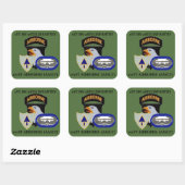 1E BN 26E INFANTERIE 101E STICKERS IN DE LUCHT (Vel)
