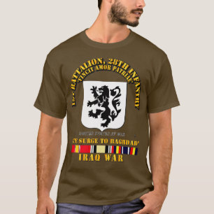 1e Bn 28e Infanterie De Surge Iraakse SVC T-shirt