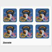 1E BN 327E INFANTERIE 101E STICKERS IN DE LUCHT (Vel)