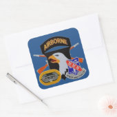 1E BN 327E INFANTERIE 101E STICKERS IN DE LUCHT (Envelop)