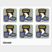 1E BN 502D INFANTERIE 101E STICKERS IN DE LUCHT (Vel)