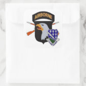 1E BN 506E INFANTERIE 101E STICKERS IN DE LUCHT (Tas)