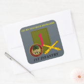 1E BN 5E VELDPARTIJ 1E INFANTERIE STICKERS (Envelop)