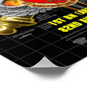 1e BN (ABN) 320e FA van de 82e vlucht in de lucht Poster (Hoek)