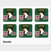 1E BN (ABN) 503D INFANTERIE 101E STICKERS IN DE LU (Vel)