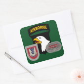 1E BN (ABN) 503D INFANTERIE 101E STICKERS IN DE LU (Envelop)