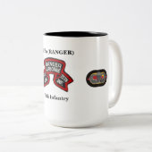 1e Bn Ranger 75e Mok infanterie (Voorkant rechts)