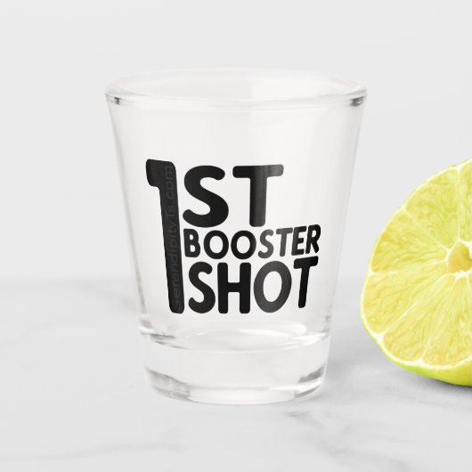 1e Booster Shot Glas (Voorkant)