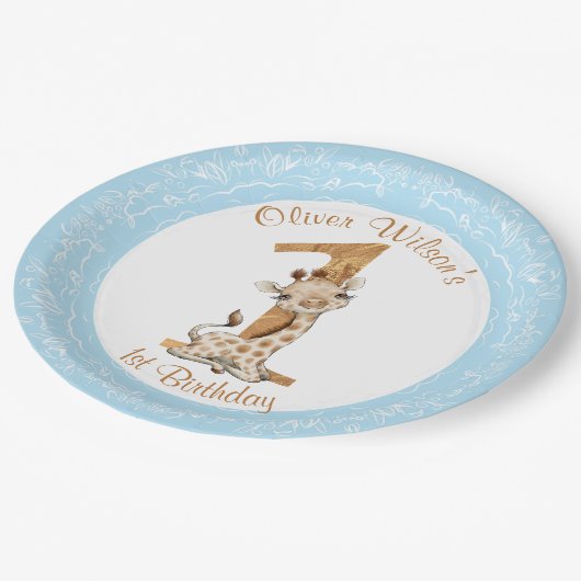 1e Bord van de Giraffe van de Blauwe Jongen van de (Gekanteld)