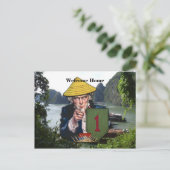 1e brochure voor infanteriedivisie briefkaart (Staand voorkant)