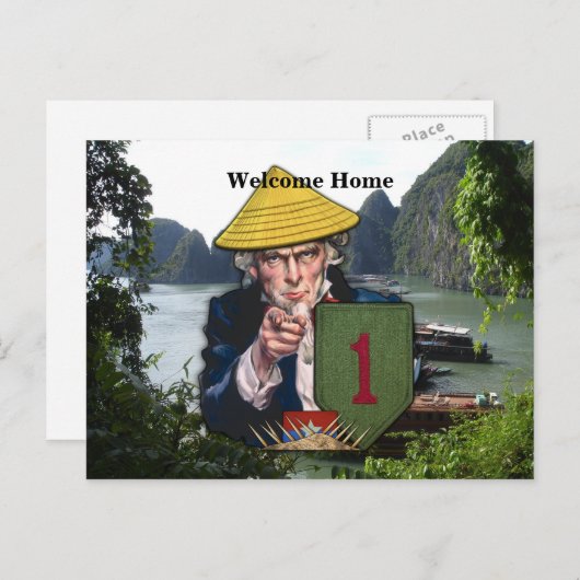 1e brochure voor infanteriedivisie briefkaart (Voorkant / Achterkant)