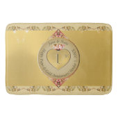 1e bruiloft Jubileum badmat (Voorkant)