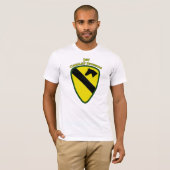 1e Calvariate Division schouderpleister T-shirt (Voorkant volledig)