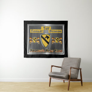 1e CAV Cavalerie Divisie Wandkleed