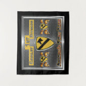 1e CAV Cavalerie Divisie Wandkleed (Voorkant)