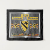1e CAV Cavaleriedivisie Wandkleed (Voorkant (horizontaal))