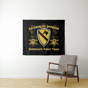 1e CAV Cavaleriedivisie Wandkleed