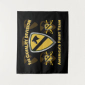1e CAV Cavaleriedivisie Wandkleed (Voorkant)