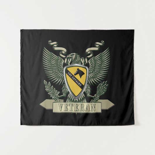 1e CAV Cavaleriedivisie Wandkleed (Voorkant (horizontaal))