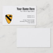 1e Cav-patch Visitekaartje (Voorkant / Achterkant)