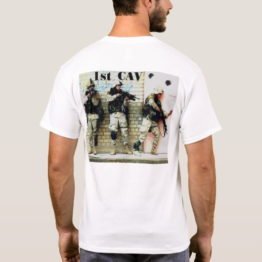 1e CAV T-shirt (Achterkant)