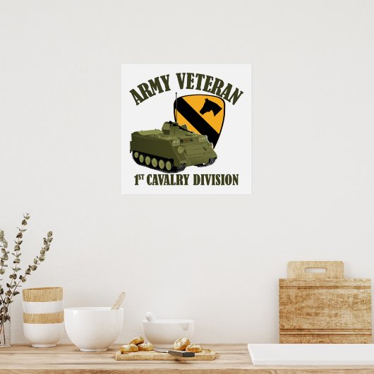 1e Cav Vet - M113 APC Poster (Keuken)