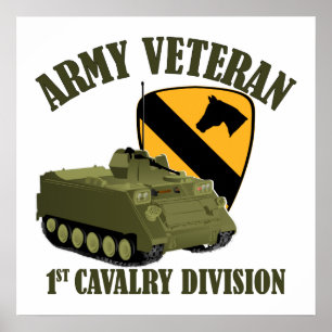 1e Cav Vet - M113 APC Poster