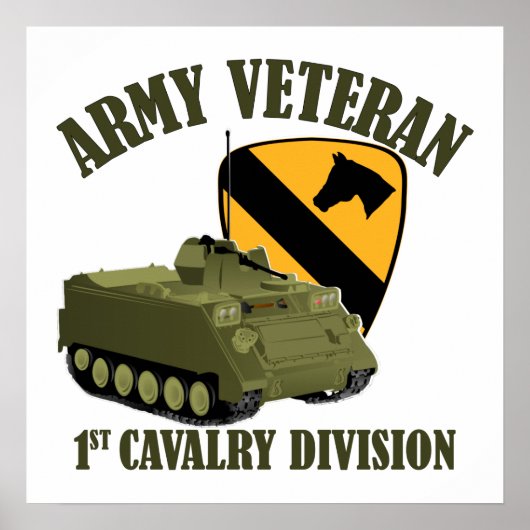 1e Cav Vet - M113 APC Poster (Voorkant)