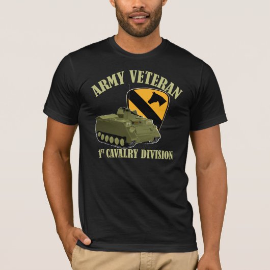 1e Cav Vet - M113 APC T-shirt (Voorkant)
