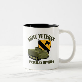 1e Cav Vet - M113 APC Tweekleurige Koffiemok