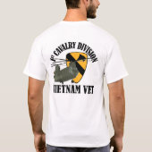 1e Cav Vietnam - CH-47 T-shirt (Achterkant)