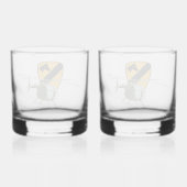 1e Cav - Vietnam OH-6 Loach Gunship Whisky Glas (Achterkant)