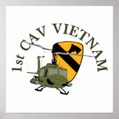 1e Cav Vietnam Poster (Voorkant)