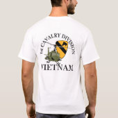 1e Cav Vietnam Vet T-shirt (Achterkant)
