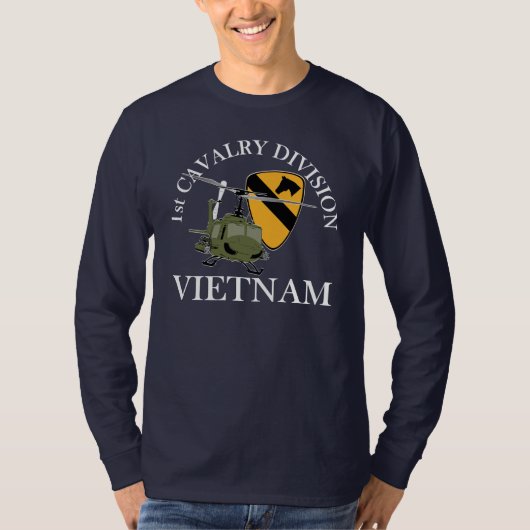 1e Cav Vietnam Vet T-shirt (Voorkant)