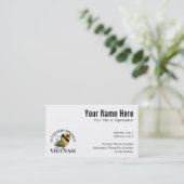 1e Cav Vietnam Vet Visitekaartje (Staand voorkant)