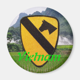 1e cavalerie air cav patch vietnam magnet veteran