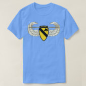 1e Cavalerie Div w Badge wo Txt T-shirt (Design voorkant)